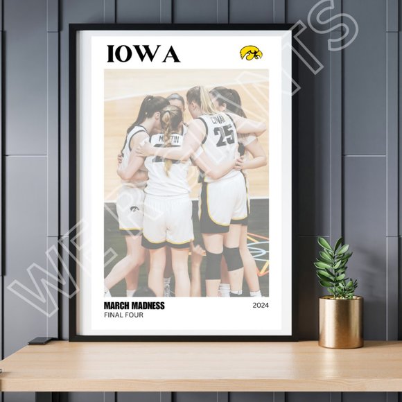 IOWA Hawkeyes Final Four Magazine Look 11 x 17 Art Print- Basketball, Final Four - Picture 1 of 2